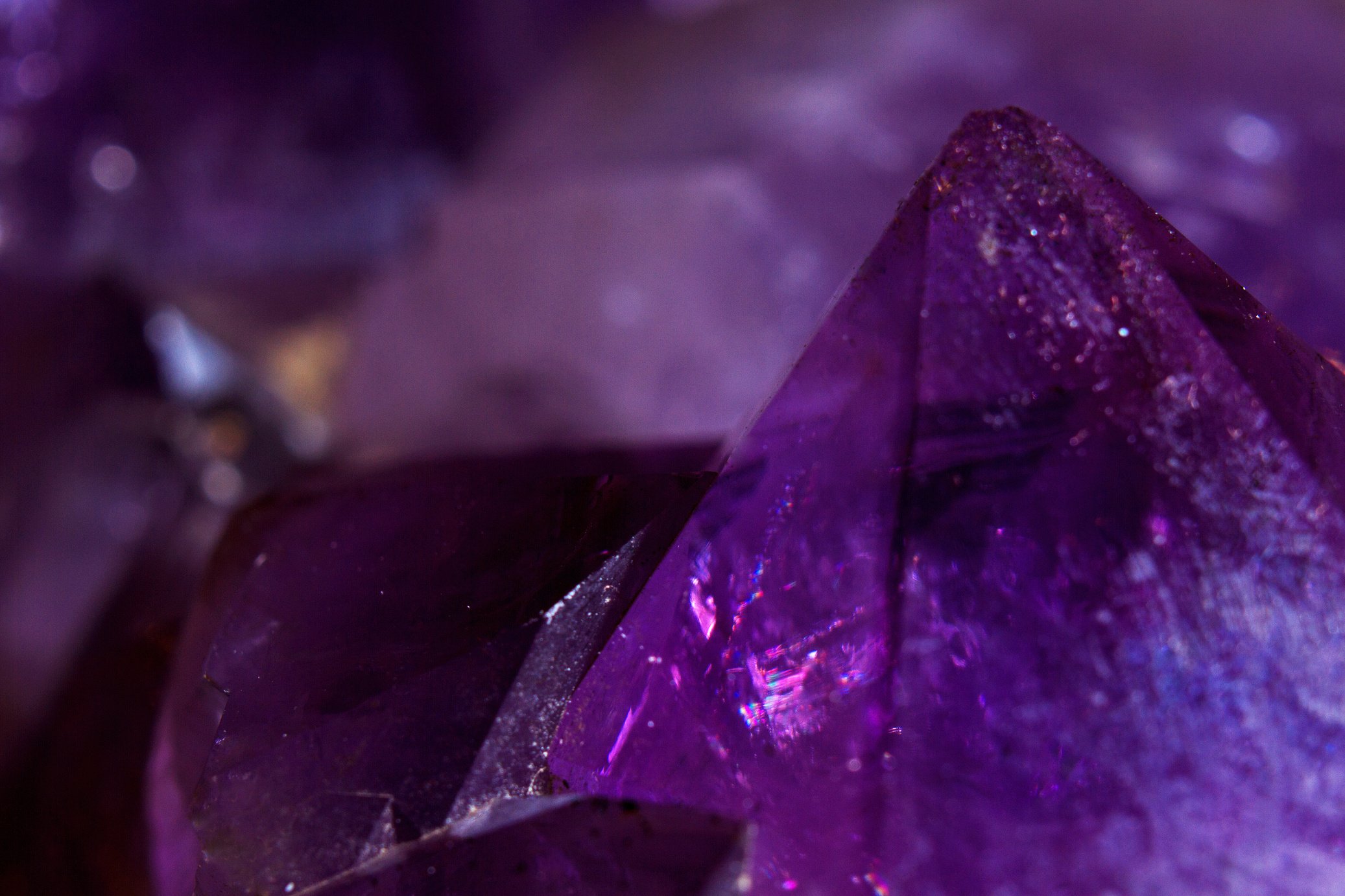 Amethyst Crystals.